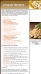 Mobile Screenshot of gnocchirecipes.co.uk